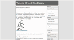 Desktop Screenshot of hypnobirthingglasgow.co.uk